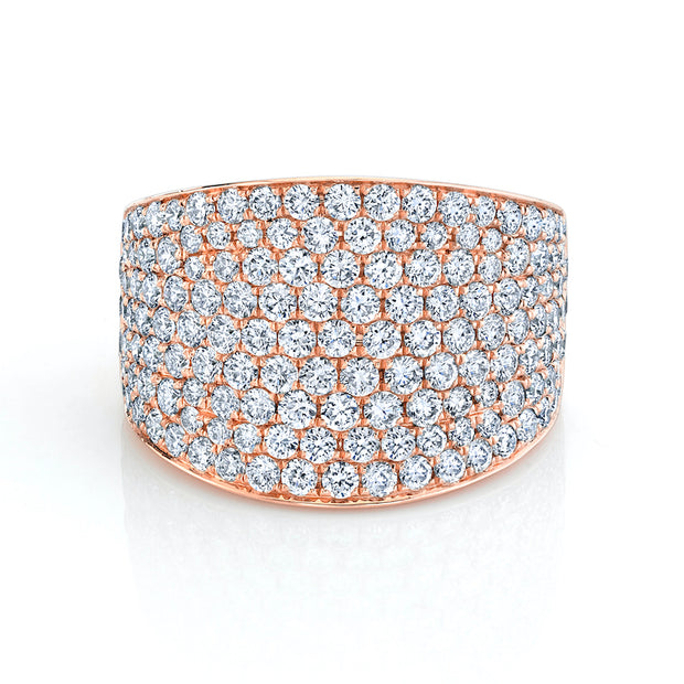 PAVE DIAMOND COMET RING