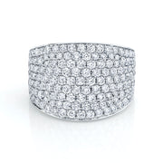 PAVE DIAMOND COMET RING