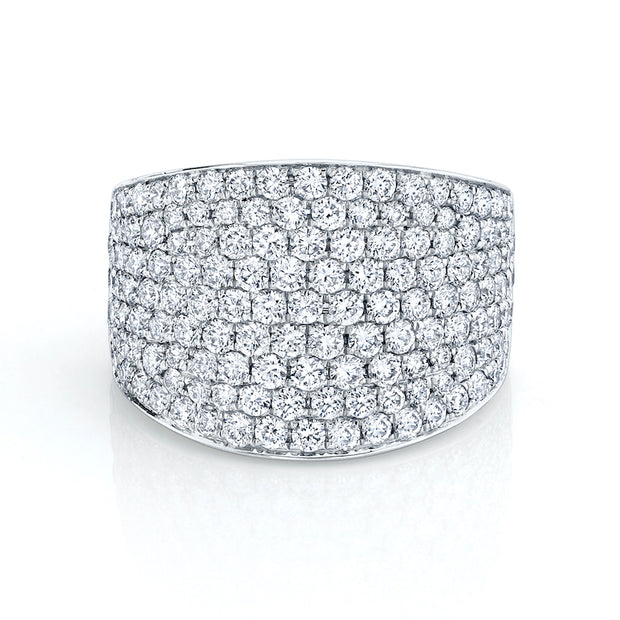 PAVE DIAMOND COMET RING