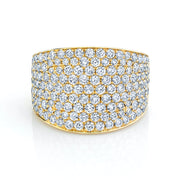 PAVE DIAMOND COMET RING