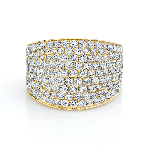 PAVE DIAMOND COMET RING