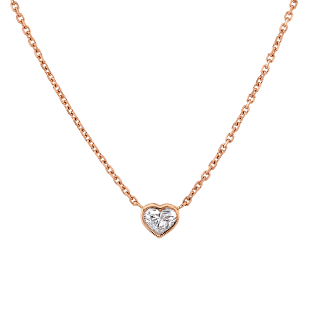 Buy Beautiful Diamond Pendant in 18KT Rose Gold Online | ORRA
