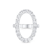 DIAMOND OVAL HALO RING