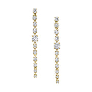 SHORT DIAMOND ROPE EARRINGS