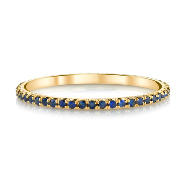 BLUE SAPPHIRE ETERNITY BAND