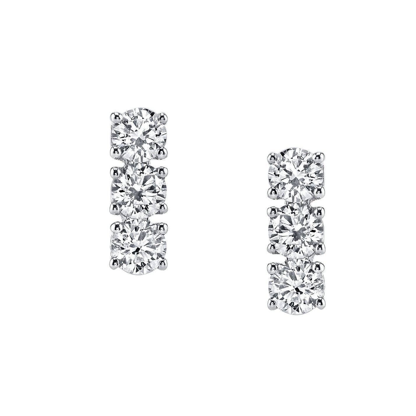 Sun & Moon Diamond Earrings – ESQUELETO