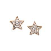 SMALL STAR DIAMOND STUDS