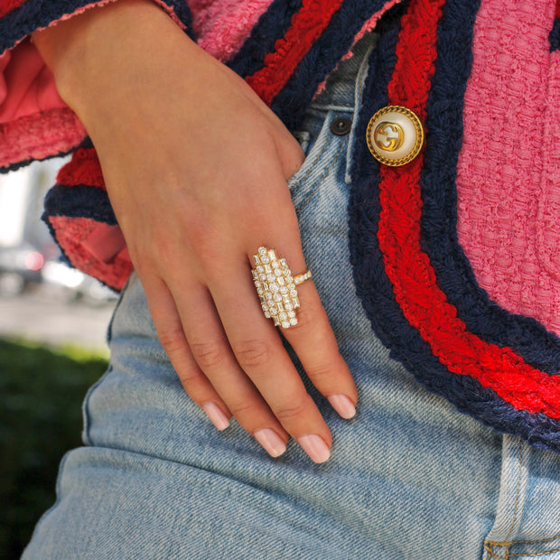 DIAMOND CLUSTER RING