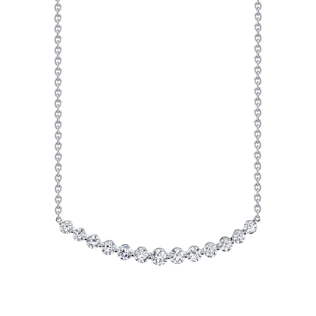 CRESCENT DIAMOND NECKLACE