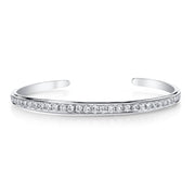 SINGLE ROW DIAMOND CUFF