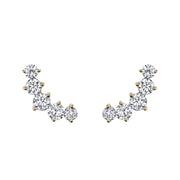 ARC DIAMOND STUDS