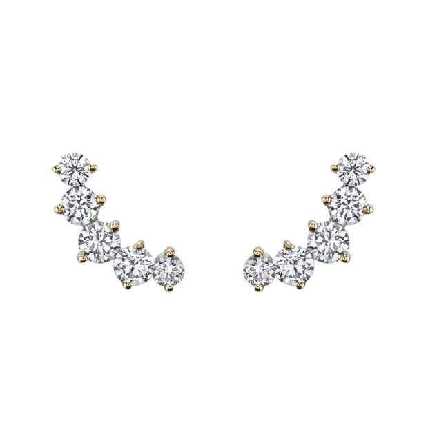 ARC DIAMOND STUDS