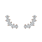 ARC DIAMOND STUDS