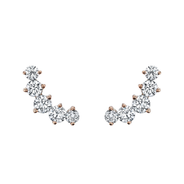 ARC DIAMOND STUDS