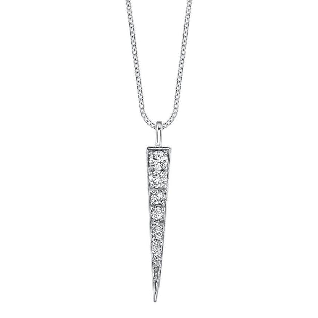 MEDIUM DIAMOND DAGGER NECKLACE Anita Ko