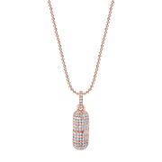 DIAMOND PILL NECKLACE