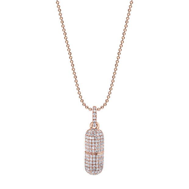 DIAMOND PILL NECKLACE