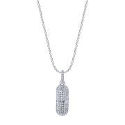 DIAMOND PILL NECKLACE