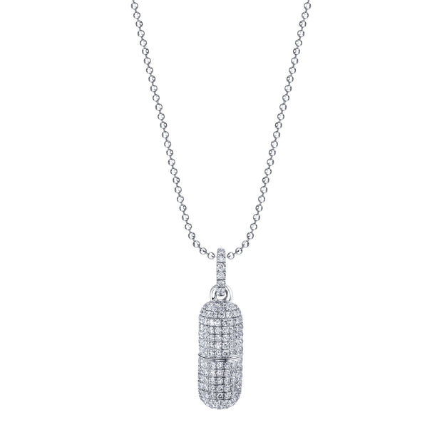 DIAMOND PILL NECKLACE