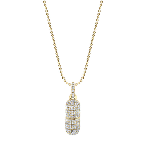 DIAMOND PILL NECKLACE