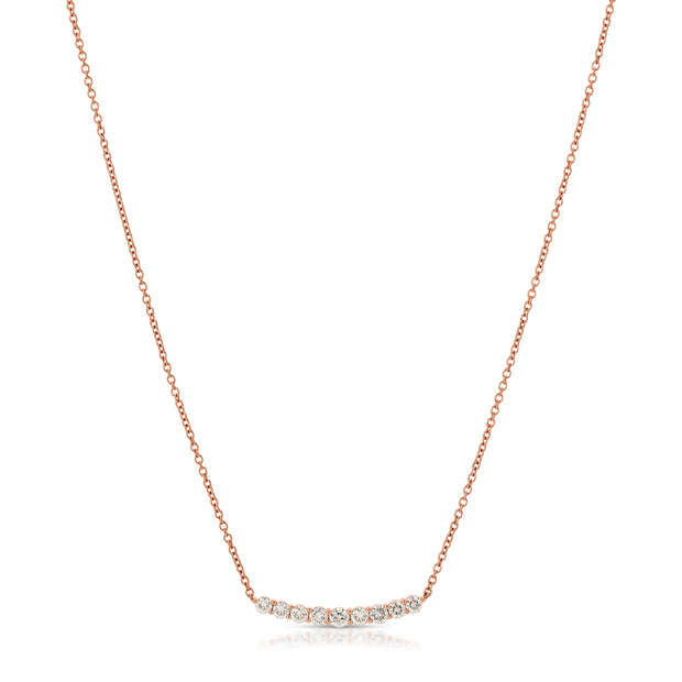 DELILAH CRESCENT DIAMOND NECKLACE