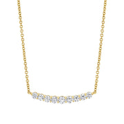 DELILAH CRESCENT DIAMOND NECKLACE