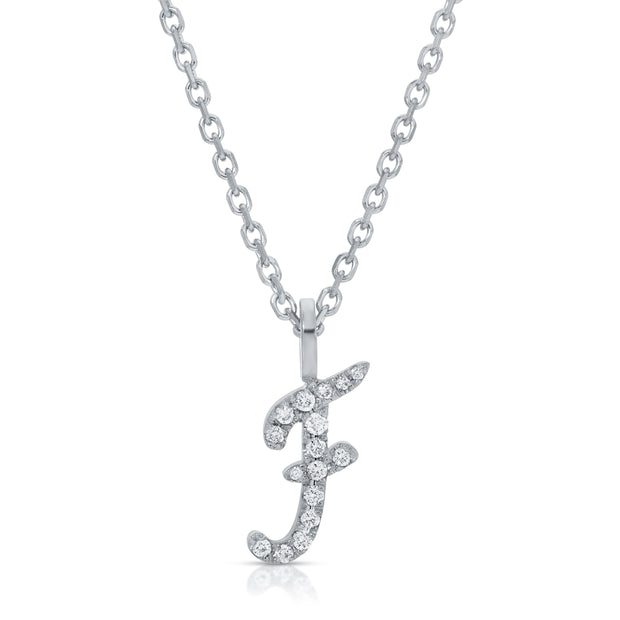 DIAMOND INITIAL DROP PENDANT