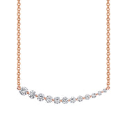 LARGE GRADUATED DIAMOND NECKLACE