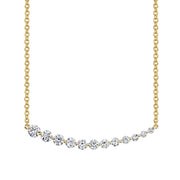 LARGE GRADUATED DIAMOND NECKLACE