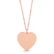 PLAIN HEART PENDANT