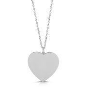 PLAIN HEART PENDANT