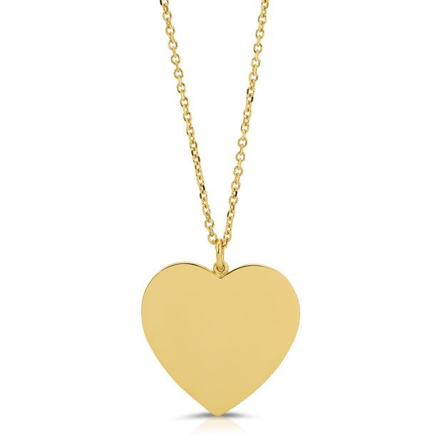 PLAIN HEART PENDANT