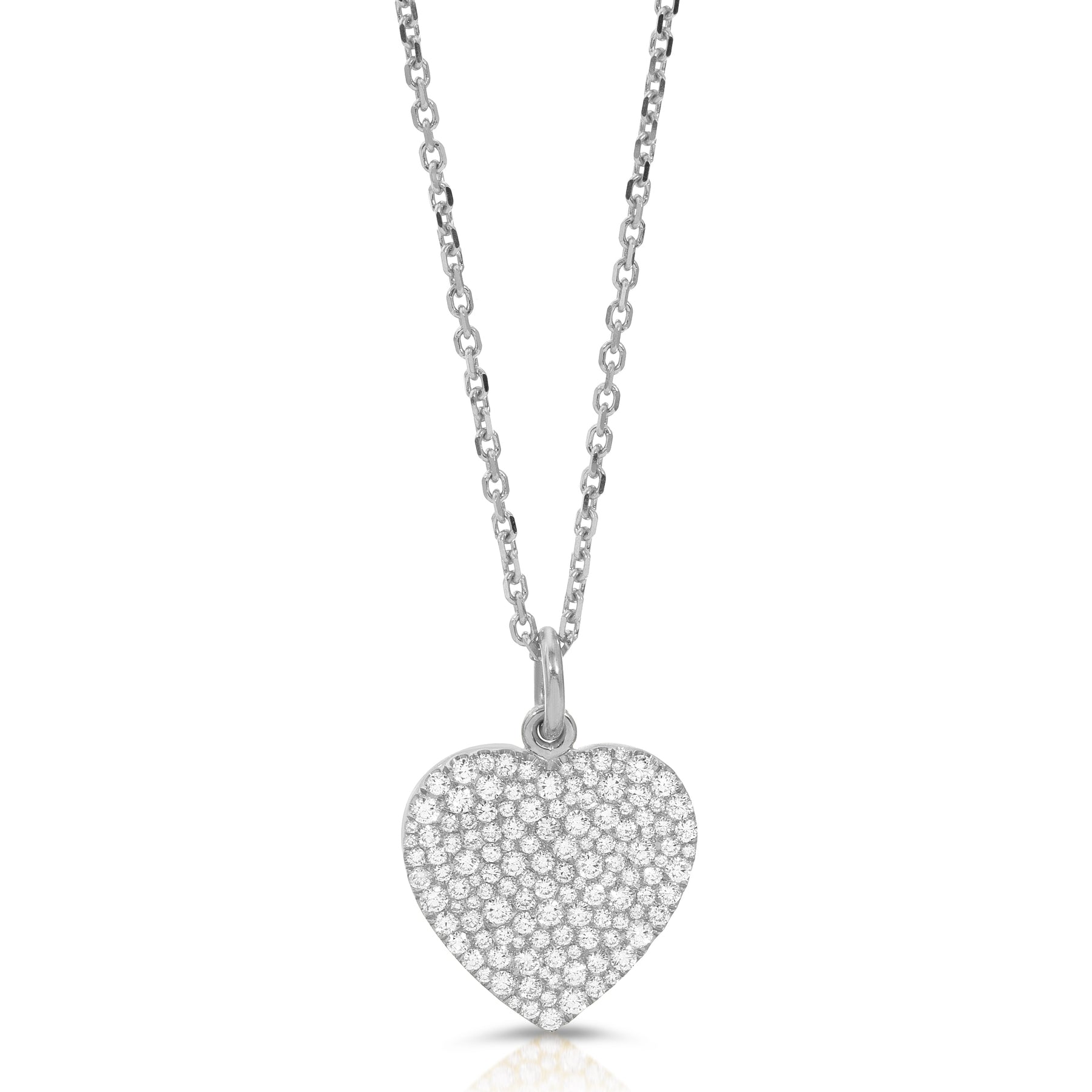 SMALL PEBBLE DIAMOND HEART PENDANT – Anita Ko