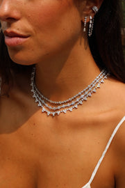 DIAMOND TRIANGLE ETERNITY CHOKER