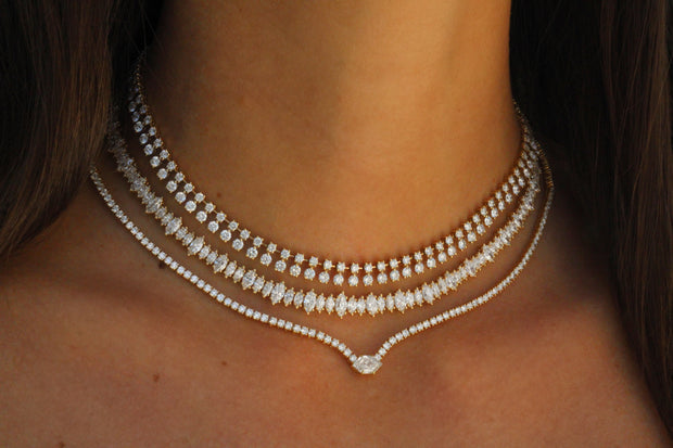 MARQUISE DIAMOND CHOKER