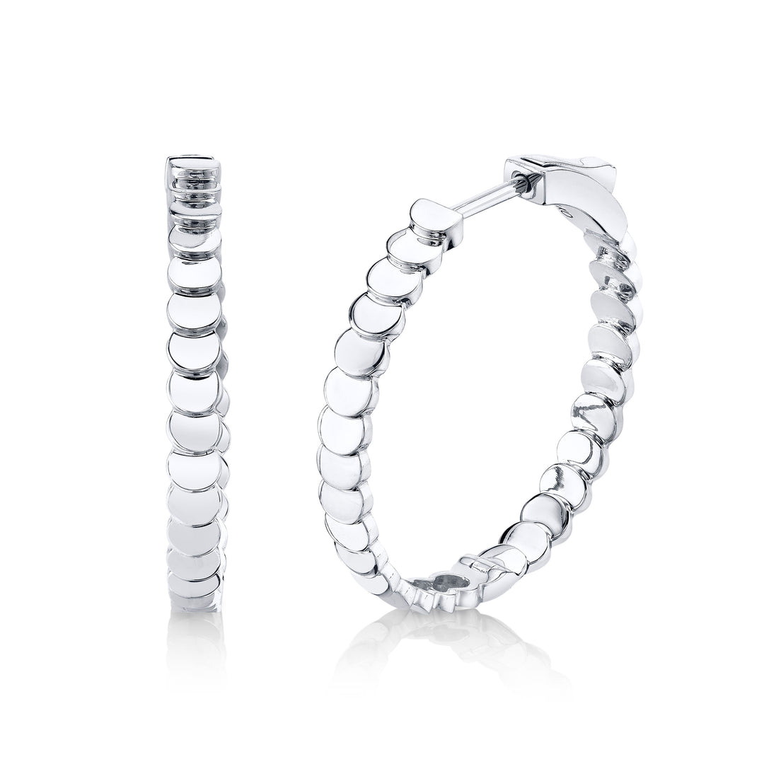 国内発| ANITA KO Luna 18K ゴールド フープピアス CLASSIC MEDIUM LUNA HOOPS – Anita Ko