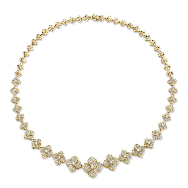 PAVE DIAMOND CORSAGE CHOKER