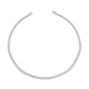 OVAL DIAMOND BEZEL CHOKER