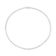 BEZELED PEAR SHAPED DIAMOND CHOKER