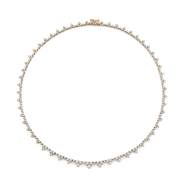 DIAMOND TRIANGLE ETERNITY CHOKER