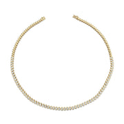 OVAL DIAMOND BEZEL CHOKER