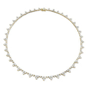 LARGE DIAMOND TRIANGLE ETERNITY CHOKER