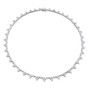 LARGE DIAMOND TRIANGLE ETERNITY CHOKER