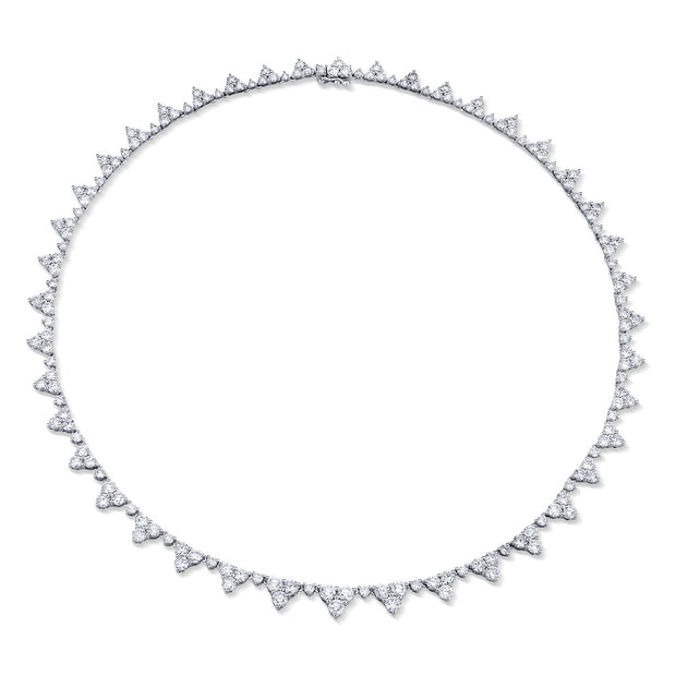 LARGE DIAMOND TRIANGLE ETERNITY CHOKER