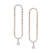 HUDSON PEAR DIAMOND DROP EARRINGS