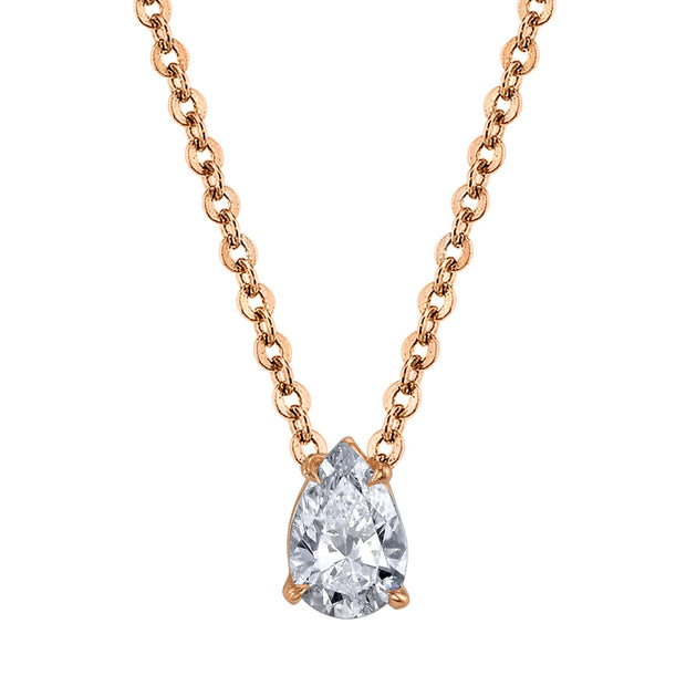 PEAR SHAPED DIAMOND PENDANT .31CT