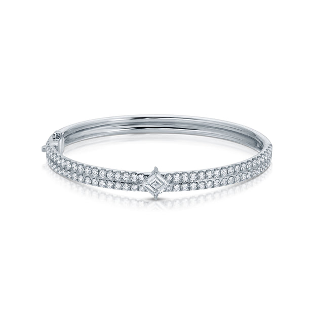 PAVE GIA BRACELET WITH KITE DIAMOND CENTER