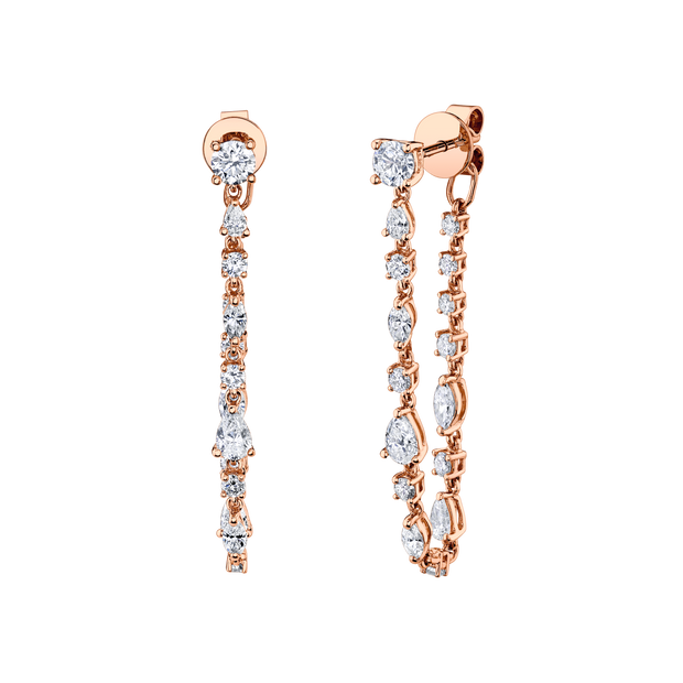 Top more than 252 long diamond earrings super hot