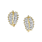 SMALL PALM LEAF STUDS