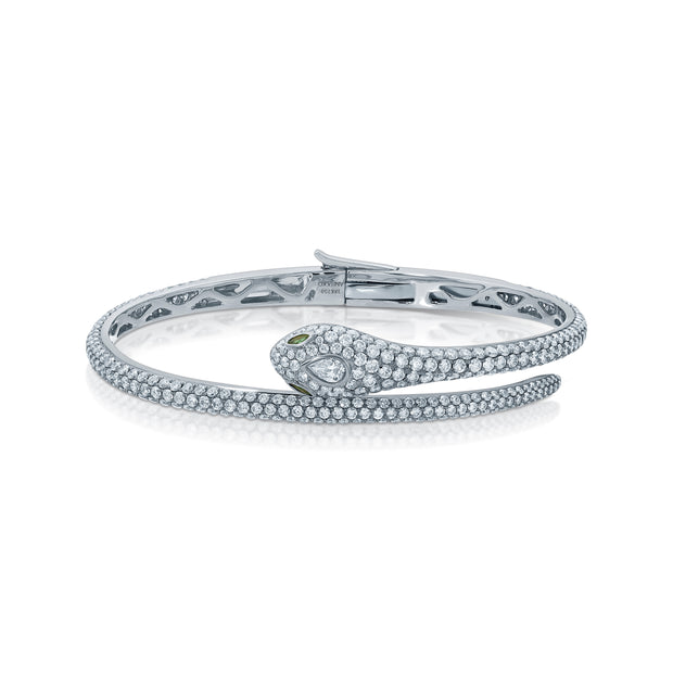 DIAMOND SNAKE COIL BRACELET